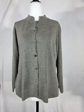 Eileen Fisher wool button down  Cardigan